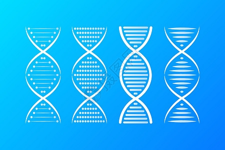 黑色 dna Logo 符号 用于医疗设计的图标生活生物数据药品技术遗产顺序标识细胞基因组图片