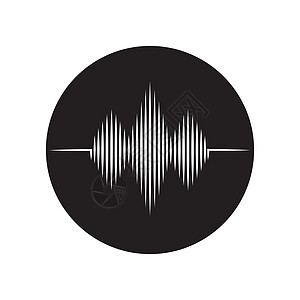 声音波标识科学均衡器立体声体积歌曲电子插图波浪信号技术图片