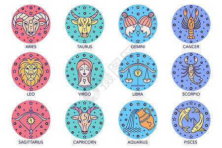 白白的zodiac标志图片