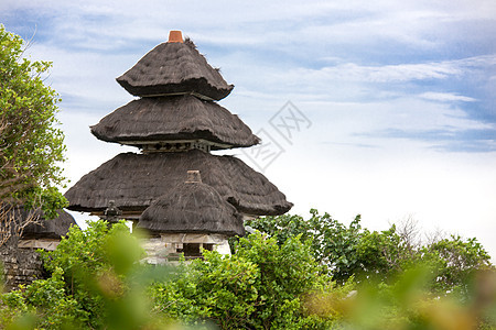 寺庙 印度尼西亚巴厘日落文化热带石头天空阳光海景情调地平线建筑图片