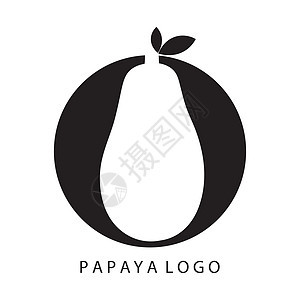 木薯果类图标徽标标志矢量农场市场植物营养店铺打印农业木瓜甜点食物图片