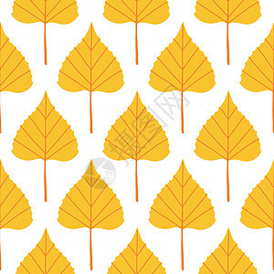 秋叶无缝无缝模式矢量简单叶织物植物装饰品插图装饰风格墙纸纺织品艺术叶子图片