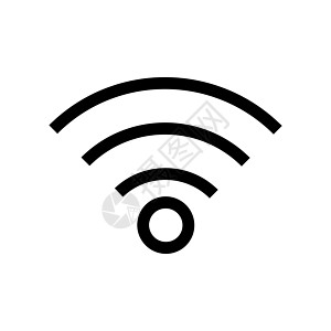 wifi 移动通信或网络的简单符号 矢量图片