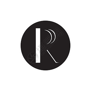 字母 R 图标图标徽标矢量设计白色身份灰色品牌插图推广公司商业字体网络图片