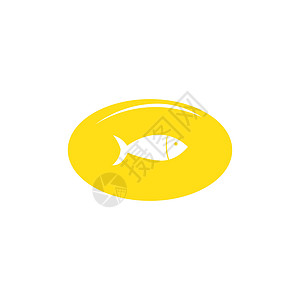 鱼类油油图标徽标标志矢量菜单标识海鲜食物免疫胶囊凝胶水滴营养插图图片