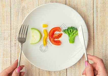 适当的营养概念 饮食 有选择的焦点桌子早餐横幅烹饪食物重量损失减肥午餐健康图片