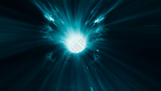 3d 变成蓝虫洞时间旋涡空间星云力量插图星际视效量子科学渲染运动技术图片