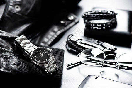 男性奢奢享受男人的手表时间品牌裙子口径不锈钢拨号手镯配饰手腕小时图片