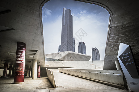 广州歌剧院是位于新城市广州的中国歌剧院市中心艺术摩天大楼歌剧地标建造建筑技术房子建筑师图片