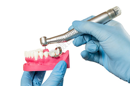 蓝本牙齿牙牙牙牙眼护理牙科工具嘲笑诊所假牙钳子钻头医生乐器治疗石膏外科图片