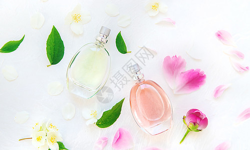 香水有花香 有选择性的焦点玻璃奢华魅力香味化妆品香气女性花朵女士产品图片