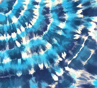 颜料喷洒 Priflesk艺术蓝色圆圈牛仔布海军水彩绘画染料紫色蜡染图片