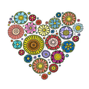 心脏形状 用于设计爱的概念艺术图片