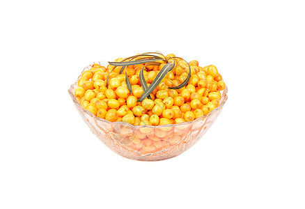 碗里有巴克松浆果宏观沙棘药品草本橙子浆果季节植物食物水果图片
