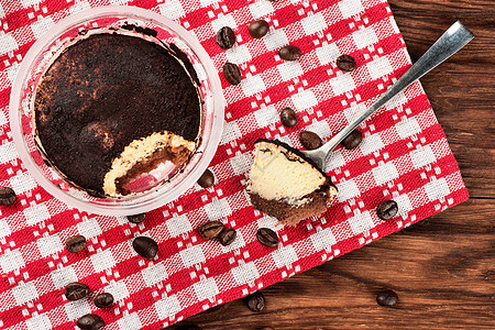 甜点心提拉米苏奶油蛋糕棕色巧克力甜点烹饪谷物乡村食物可可图片