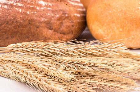 面包和小麦种子芝麻植物玉米白色棕色茶点团体烘烤黄色图片