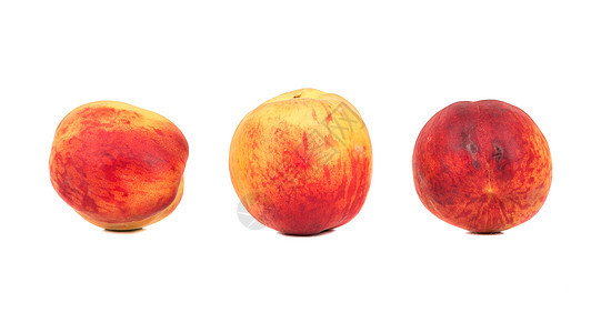 新鲜桃子红色白色橙子营养团体黄色果汁水果图片