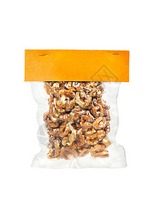 真空包装中的胡桃市场脆皮包装真空养分活力营养核心饮食标语图片