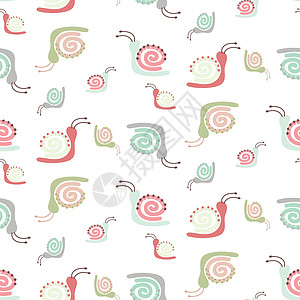斯奈尔漫画绘画艺术品动物乐趣生活艺术卡片田螺螺旋花园鼻涕虫图片