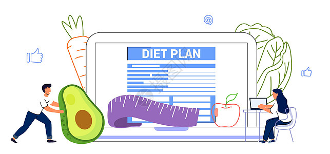 营养师理念 饮食计划 减肥计划 在线医疗咨询重量菜单程序检查蔬菜战略课程锻炼控制医生图片