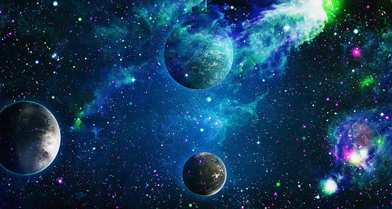 高品质空间背景 明亮的星云 遥远的银河 抽象图像 这张图片的元素由 NASA 提供蓝色天空星际科学乳白色星星太阳宇宙螺旋插图图片