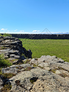 观察冰岛的峡谷风景地标游戏旅游石头权力溪流旅行岩石爬坡悬崖图片