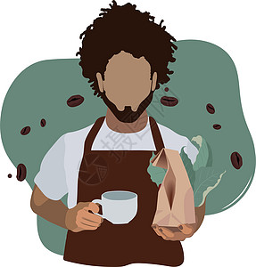 咖啡业务概念咖啡师制作咖啡团队女性创业精神技术伙伴咖啡店工作团体早餐图片