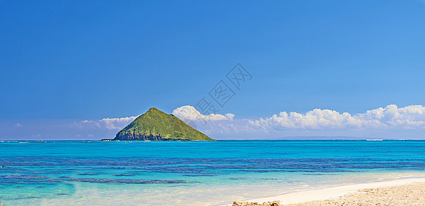 拉尼凯海滩 位于夏威夷瓦胡岛迎风海岸凯路亚 Kailua 内的拉尼凯 Lanikai 在夏威夷语中意为天堂之海 这个 12 英里图片