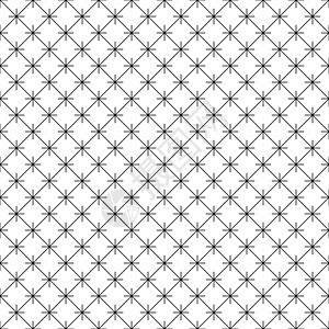 无缝的几何图案 黑色细线 几何背景 图形无缝抽象图案插图图片