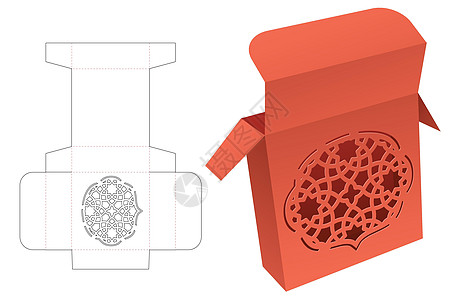 以形状屏蔽断层模板和 3D 模型中的稳态模式包装容器图片