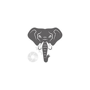 汽車 icon大象图标徽标标识设计插图卡通片獠牙野生动物创造力婴儿黑色树干荒野商业动物插画