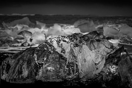 冰川湖冰川 冰岛旅游海滩水面观点沙滩观光钻石旅行景点看法图片