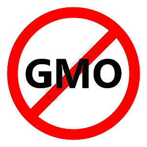 转基因生物禁令图标 转基因生物是被禁止的 停止 GMO 图标 矢量图警告食物标签质量插图基因产品危险按钮徽章图片