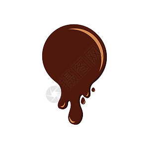 巧克力插图美食年糕牛奶卡通片口香糖圆圈艺术可可糖果液体图片
