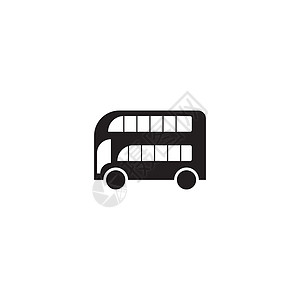 巴士图标历史性乘客卡车学校标签网络旅行车辆交通插图图片