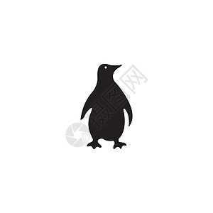 企鹅图标动物团体海岸脚蹼冰山标识野生动物吸引力插图荒野图片