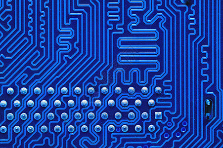 蓝电路板 电子计算机硬件技术 母板数字芯片 技术科学 c工程记忆蓝色互联网电脑处理器图片