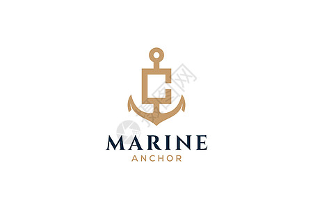 字母C单词 Anchor标志类型 游艇俱乐部的挂号 海徽背景图片