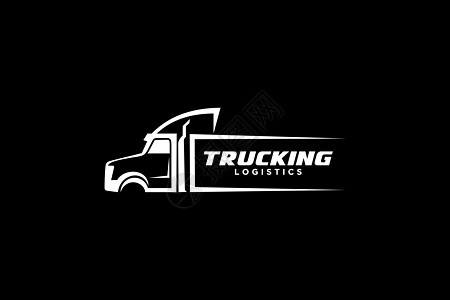 卡车标识模板 汽车工业企业的完美标志 单位 千美元货车商业公司车轮插图速度货物船运发动机徽章图片