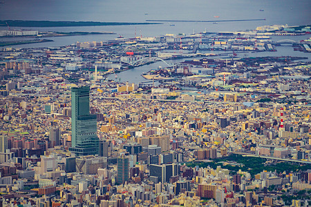 阿贝诺·哈鲁卡斯和大阪市风景图片