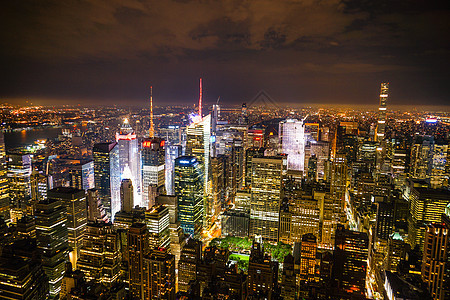 来自帝国大厦的夜视景摩天大楼世界办公楼夜景中心图片