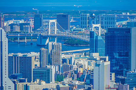 Roppongi山丘观测台的城市景观建筑摩天大楼天空工业区公司街景港区观光商业天文图片