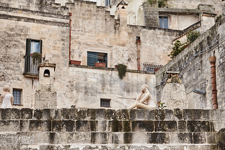 意大利南部的马泰拉古城 令人窒息的景象首都村庄历史遗产纪念碑全景洞穴岩石旅游艺术图片
