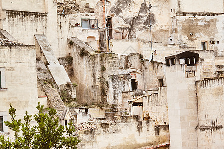 意大利南部的马泰拉古城 令人窒息的景象文化天空旅行景观旅游岩石建筑地标城市遗产图片