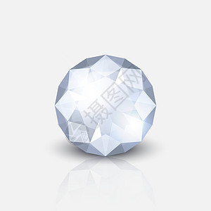 现实透明宝石 钻石 水晶 莱茵斯顿图标特辑 白色 犹太人概念 设计模板 克里普尔 Clipart珠宝插图石头财富水钻礼物配饰奢华图片