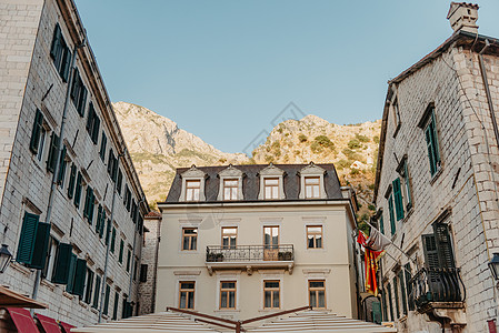 上海街景佩拉斯特 黑山 古老的欧洲建筑 意大利 黑山 希腊等老城区的街道村庄植物历史旅游旅行窗户建筑学胡同房子城市背景