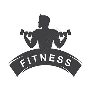健身房标志 vecto运动员插图运动男人标签活动肌肉训练健美徽章图片