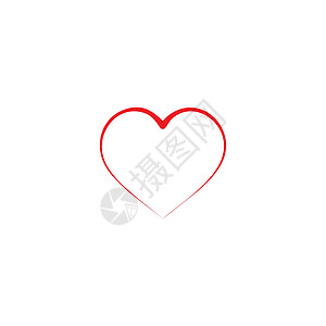 心脏矢量符号 情人节日丝带徽标类型 医疗健康标志设计图示丝带诊所品牌社区孩子们卡片身份标识婚礼心脏病学图片
