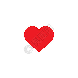 心脏矢量符号 情人节日丝带徽标类型 医疗健康标志设计图示推广孩子们品牌三叶草诊所身份卡片标识婚礼艺术图片