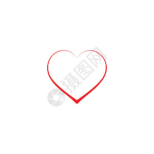 心脏矢量符号 情人节日丝带徽标类型 医疗健康标志设计图示丝带诊所婚礼商业艺术孩子们身份社区卡片推广图片
